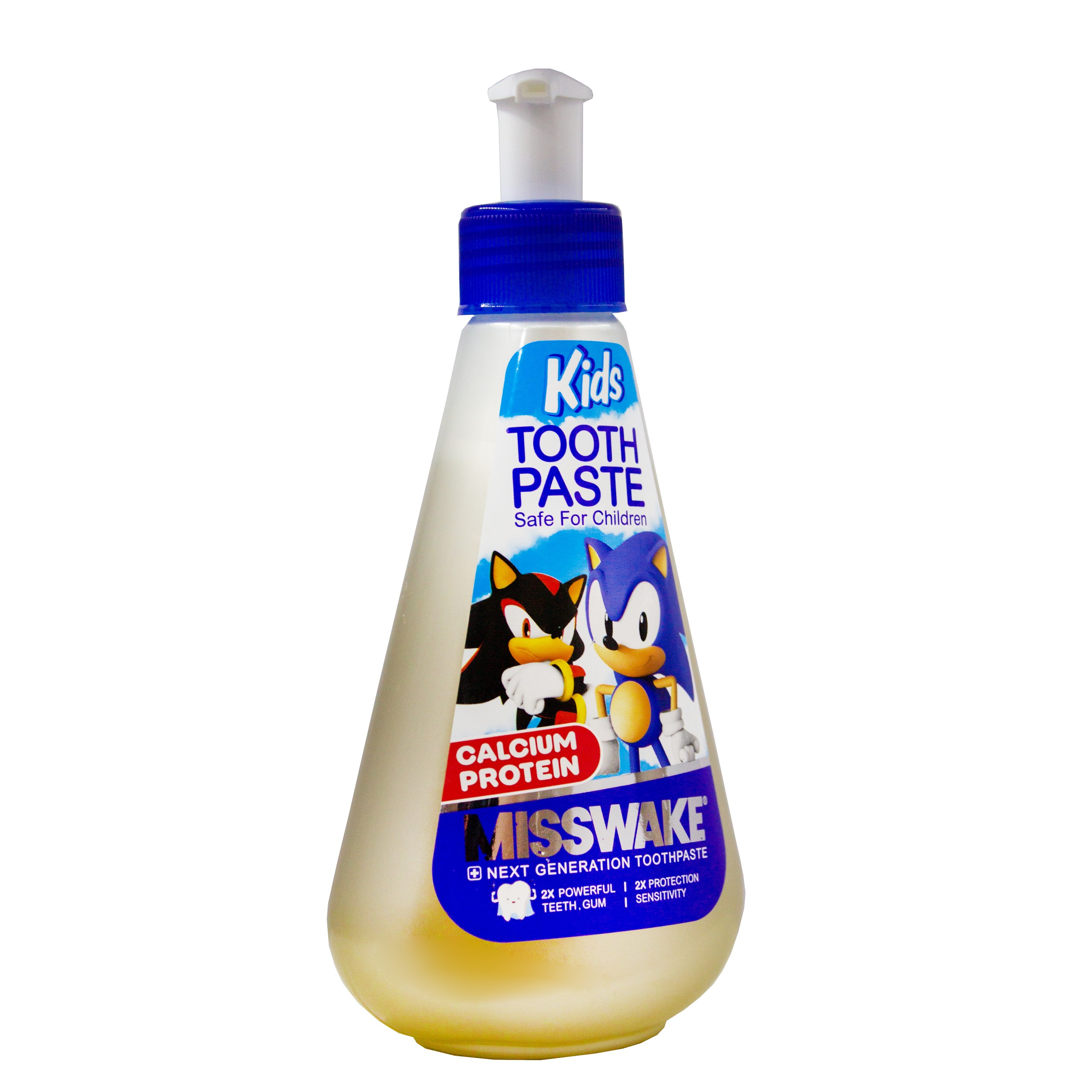 Misswake Kids Toothpaste – Gentle Daily Dental Care, 260 ml (2x)