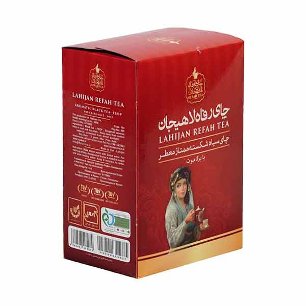Premium Iranian Broken Black Tea with Bergamot 350g (Pack of 2) – Aromatic Lahijan Refah Blend