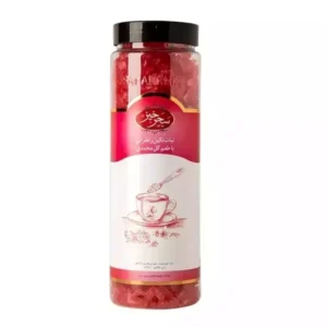 Saharkhiz Saffron & Damask Rose Nabat – Gem-Sized Pieces, 500 g Premium Crystallized Sugar (3x)