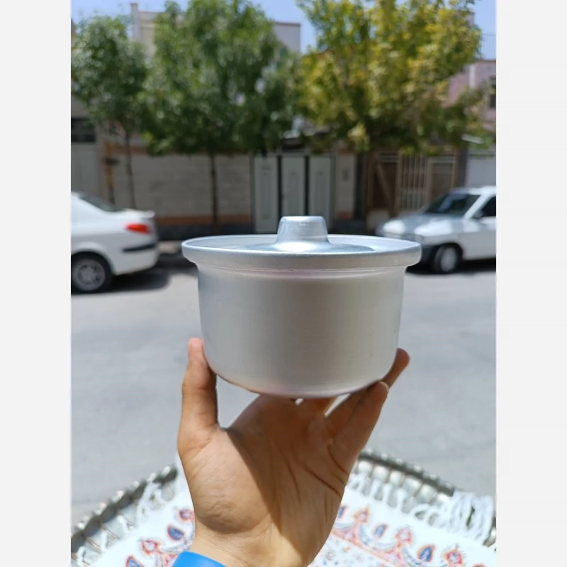 Small Aluminum Pot with Lid – Compact Single-Serve Cooking & Food Storage Pot