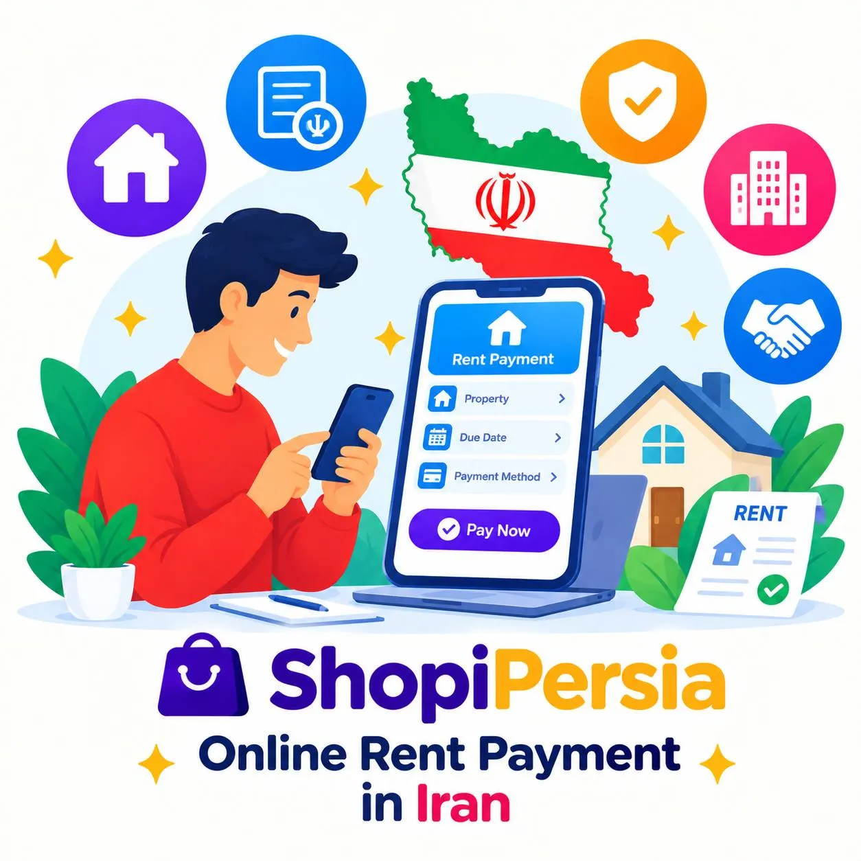Online rent payment in Iran from abroad